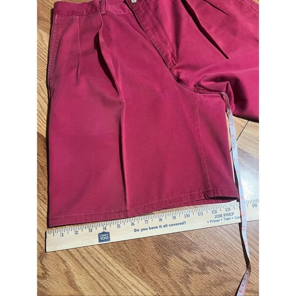 Vintage Polo Ralph Lauren Men’s Pleated Preppy Chino Shorts 34
